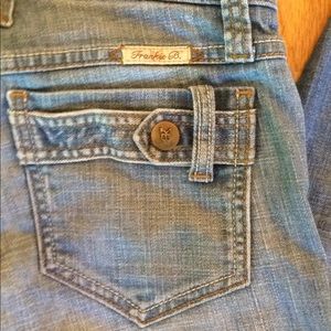 Frankie b.- low rise, straight leg jeans